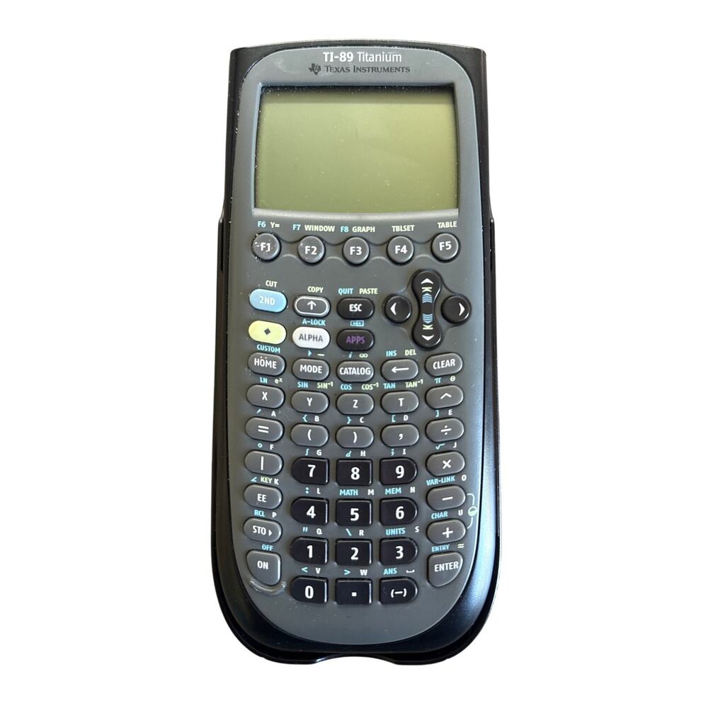 Texas Instruments TI-89 Titanium Graphing Calculator w/ Case Tested Works Great